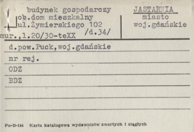 budynek gospodarczy, ob. dom mieszkalny, skan 1
