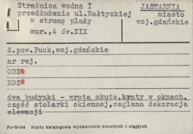 strażnica wodna I, skan 1