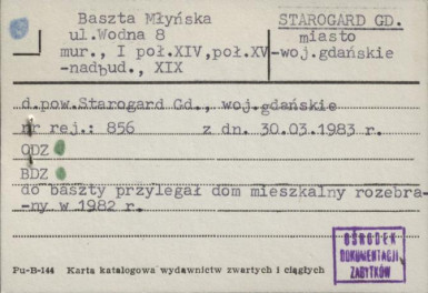 baszta młyńska, skan 1