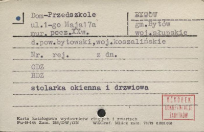 dom - przedszkole, skan 1