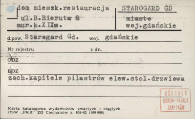 dom mieszkalny restauracja, skan 1