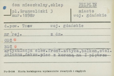 dom mieszkalny; sklep, skan 1