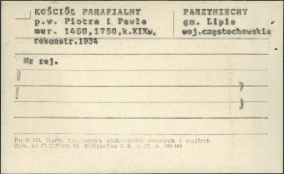 kościół parafialny pw. Piotra i Pawła, skan 1