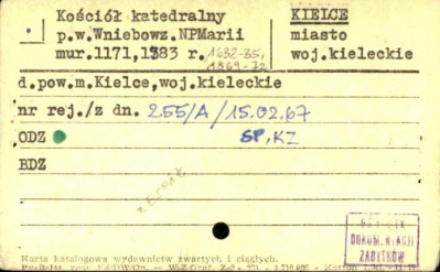 zespół kolegiaty p.w. Wniebowzięcia NMP kolegiata ob. katedra, skan 2