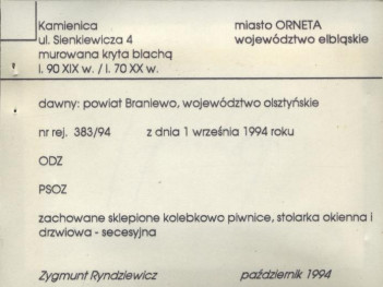 kamienica mieszczańska, skan 3