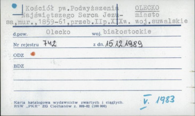 kościół pw. Podwyższenia Najświętszego Serca Jezusa, skan 1