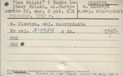Dom Polski i bank ludowy Polski, skan 1