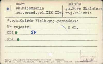 dwór, ob. budynek mieszkalny, skan 1