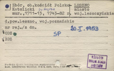 kościół ewangelicki, ob. kościół polskokatolicki pw. św. Krzyża, skan 1