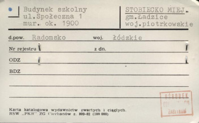 budynek szkolny, skan 1