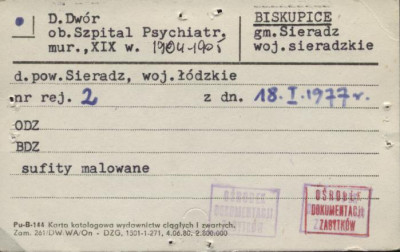zespół płacowy - pałac, ob. Dom Opieki Społecznej, skan 3