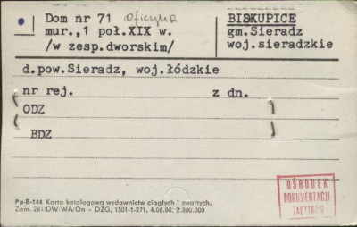 dom, oficyna (w zesp. dworskim), skan 1