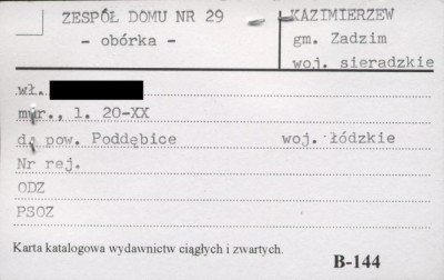zespół domu - obórka, skan 1