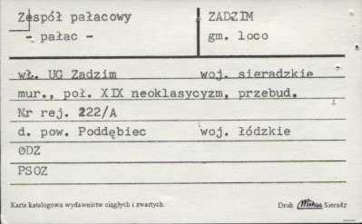 zespół pałacowy - pałac, skan 1