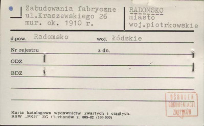 zabudowania fabryczne, skan 1