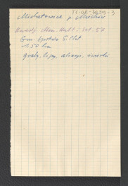 wypis z Kwestionariusz Ministerstwa Kultury i Sztuki z 1957 r.                         , skan 1