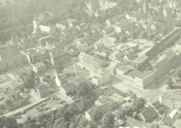 układ urbanistyczny. Widok ogólny układu od strony wschodniej, skan 1