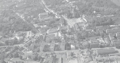 układu urbanistyczny. Widok ogólny układu miasta od strony wschodniej, skan 1