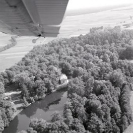 park. XVII wieku fragment parku krajobrazowego od strony zachodniej, skan 1