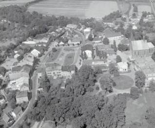 układ urbanistyczny. Widok ogólny od strony południowej, skan 1