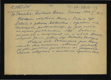 wypis z W. Pociecha, Królowa Bona, t. II, Poznań 1949, s. 422 dotyczący nabycia dóbr łobzowskich przez Bonę Sforze , skan 1