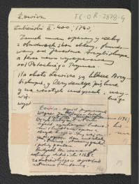 wypis z Łubieński W., Świat we wszystkich swoich częściach większych y mniejszych…, Wrocław 1740, s. 400 dotyczący miejscowego zamku oraz rezydencjonalnego charakteru w tej miejscowości; Niemcewicz J.U., Dyariusz legacji Kardynała Gaetano w roku 1595 o Uja, skan 1