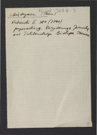 wypis z Łubieński W., Świat we wszystkich swoich częściach większych y mniejszych…, t. II, Wrocław 1740, s. 380 dotyczący miejscowej rezydencji  , skan 1