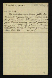 wypis z Orłowicz M., Ilustrowany przewodnik po Galicyi, Bukowinie, Spiszu, Orawie i Śląsku Cieszyńskim, Lwów 1919, s. 268 dotyczący zamku wzniesionego w połowie XVI w. z inicjatywy Piotra Kmity; Łoza S., Słownik architektów i budowniczych Polaków oraz cudzoziemców w Polsce pracujących, Warszawa 1931, skan 1