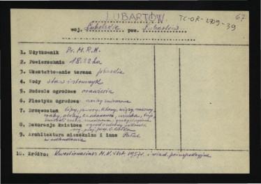 wypis z Kwestionariusz Ministerstwa Kultury i Sztuki z 1957 r. , skan 1