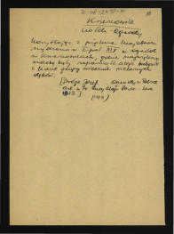 wypis z Ciołek G., Ogrody polskie, Warszawa 1954, s. 186 dotyczący ogrodu z pierwszej poł. XIX w. , skan 1