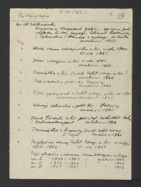 wypis z Zieleniewski M., Krynica w Karpatach galicyjskich… opisana pod historycznym, topograficznym, botanicznym i lekarskim, Kraków 1857 zawierający odsyłacze bibliograficzne związane z w tej miejscowości; dwie karty , skan 1