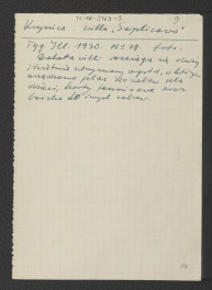 wypis z „Tygodnika Ilustrowanego” nr 28 (1930) dotyczący zabytkowych obiektów w tej miejscowości, skan 1