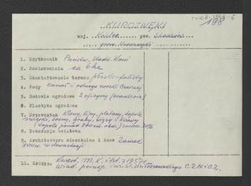 wypis z Kwestionariusz Ministerstwa Kultury i Sztuki z 1957 r.   , skan 1