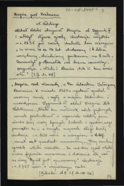 wypis z Jankowski E., Dzieje ogrodnictwa polskiego w zarysie, Warszawa 1923, s. 46 dotyczący donacji Zygmunta III ma rzecz Mikołaja Wolskiego w postaci w tej miejscowości; Baliński M., Lipiński T., Starożytna Polska pod względem historycznym, jeograficznym i statystycznym, t. II, Warszawa 1885, s. 129-136 dotyczący zamku wystawionego przez Mikołaja Wolskiego , skan 1