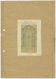 plan sytuacyjny z 1750 roku, skan 1