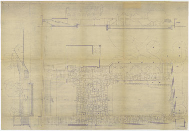 projekt techniczny - taras i baseny II - III /plan i przekroje/ 1:100, skan 1