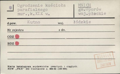 ogrodzenie kościoła, skan 1