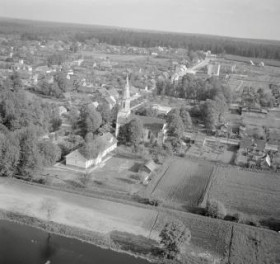 układ przestrzenny. widok ogólny od strony zachodniej, skan 1