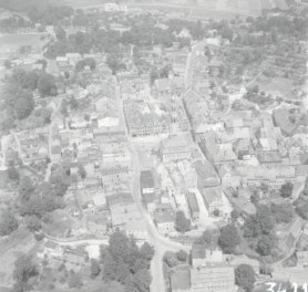 układ urbanistyczny. Widok ogólny układu od strony południowej - zachodniej, skan 1