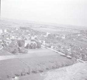 układ przestrzenny. Topografia miasta -widok  od strony południowej -  zachodniej, skan 1