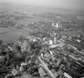układ urbanistyczny. Widok ogólny układu miasta od strony południowej - wschodniej, skan 1