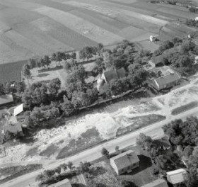 układ urbanistyczny. Widok ogólny miasta od strony zachodniej , skan 1