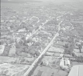 układ przestrzenny. Widok ogólny od strony zachodniej, skan 1
