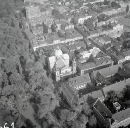 Zabudowa Starego Miasta między  Collegium Nowodworskiego a Placem Szczepańskim i Rynkiem Głównym, skan 1