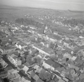 Widok ogólny centrum  od strony południowo - zachodniej, skan 1