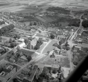 Widok ogólny centrum  miasta od strony zachodniej, skan 1