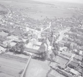 układ urbanistyczny. Widok ogólny od strony  zachodniej, skan 1