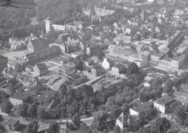 układ urbanistyczny miasta. Zabudowa centrum, skan 1