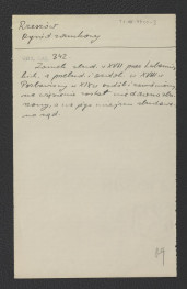 wypis z Orłowicz M., Ilustrowany przewodnik po Galicyi, Bukowinie, Spiszu, Orawie i Śląsku Cieszyńskim, Lwów 1919, s. 342 dotyczący zamku wzniesionego z inicjatywy Lubomirskich w XVII w.; dwa wieki później pełniący funkcję więzienia; po rozbiórce na jego miejscu wzniesiono sąd, skan 1