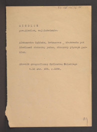 wypisy z Słownik Geograficzny Królestwa Polskiego t. X, s. 498 dotyczący wzniesienia miejscowego pałacu przez Aleksandrę Ogińską , skan 1
